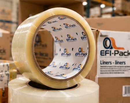 Cinta EFI-Pack con marca impresa en el núcleo interior